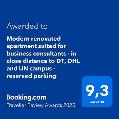 Modern Especially Suited For Business Consultants I Close To Dt, Dhl & Un Campus I Reserved Parking & 